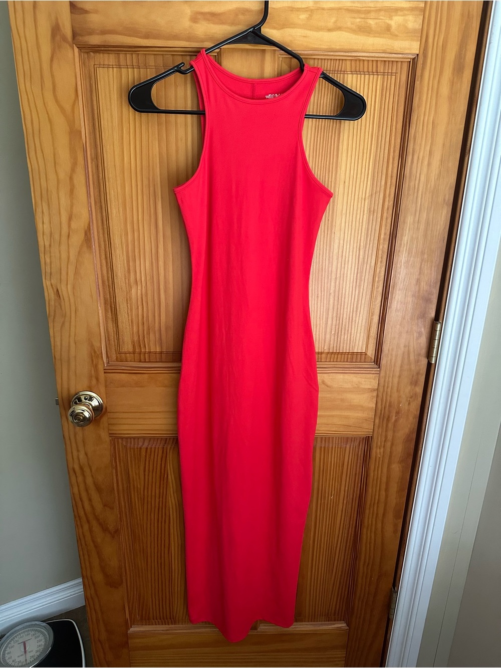 Sleeveless Red Maxi Dress - Classic Bodycon